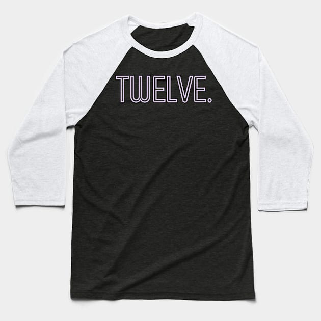 twelve dot Baseball T-Shirt by hnueng111